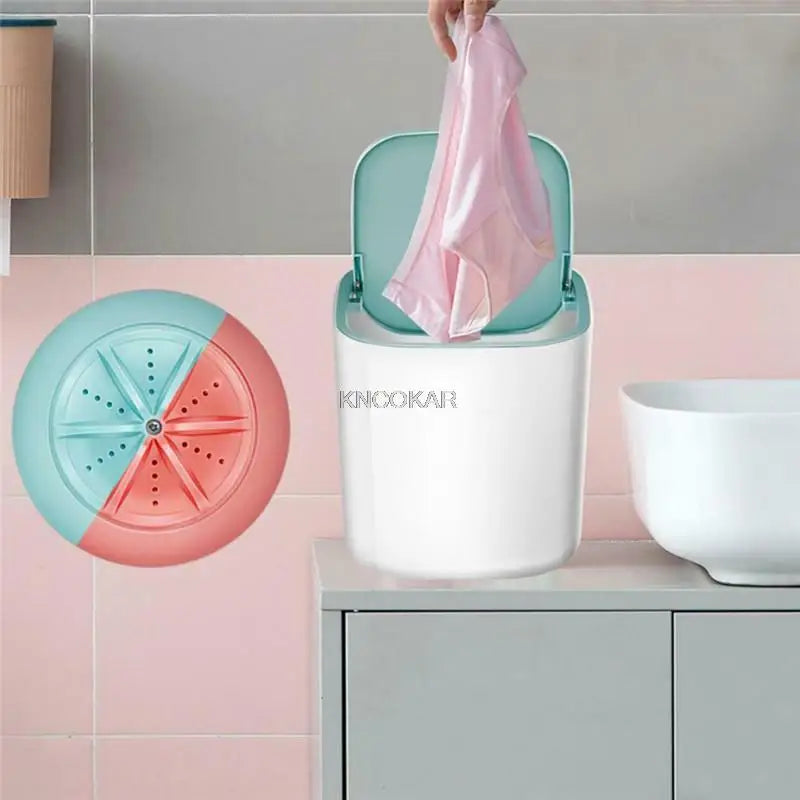 3.8L Mini Washing Machine – Portable Ultrasonic Turbo Washer