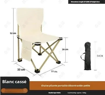 🪑 Tabouret Pliant Ultra-Léger – Idéal Camping, Pêche & Voyage