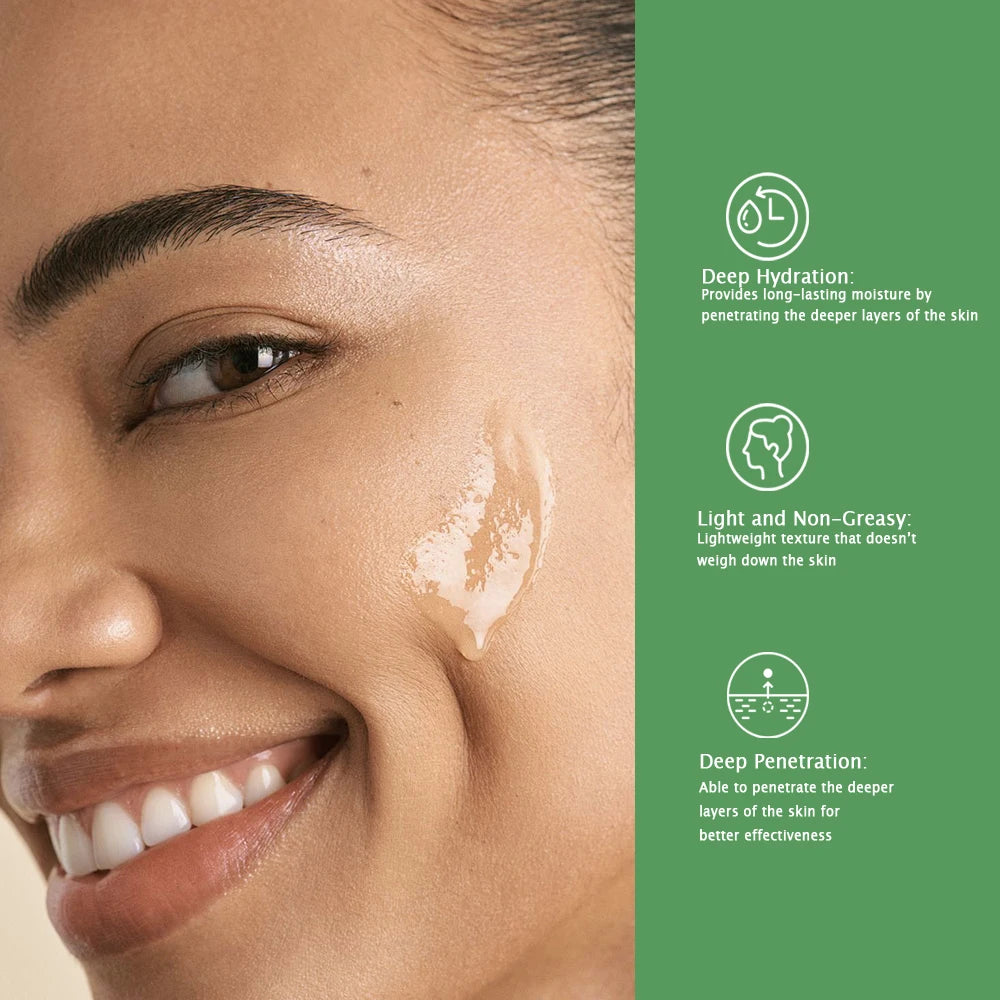 YOUNGCOME Aloe Vera Deep moisturizing cream & Essential Set, effectively locks in moisture and sooth skin, suitable for all skin