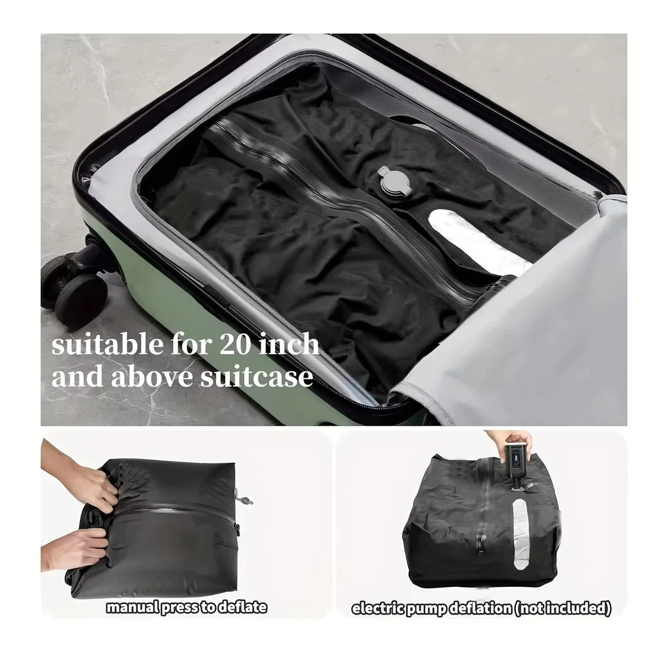 Sac de Compression sous Vide – 1 ou 2 pièces