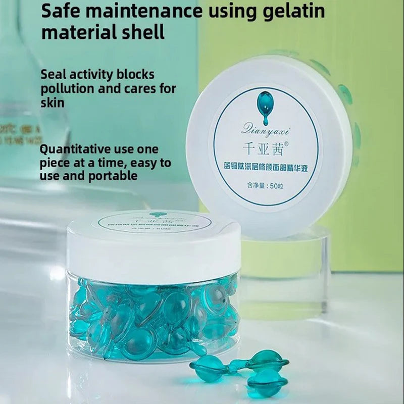 Sérum en Capsules Peptides de Cuivre – 50 PCS